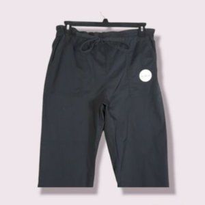 Arizona Jean Co Pants Size Large W35" Juniors High Rise Ankle Elastic Waist Gray